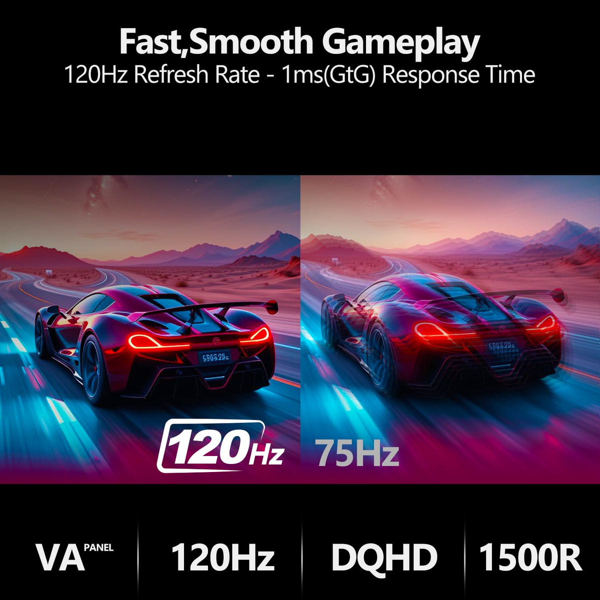 Gawfolk 5120x1440 DQHD with HDR10 for vibrant, detailed visuals