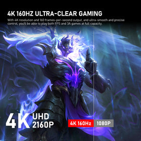 Gawfolk 4K gaming monitor at 160Hz offers ultra-smooth motion and precise tracking