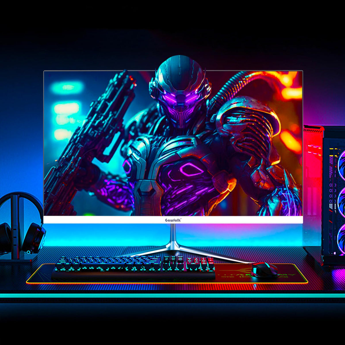 Gawfolk DisplayPort and HDMI connectivity for PC, console, and laptop setups
