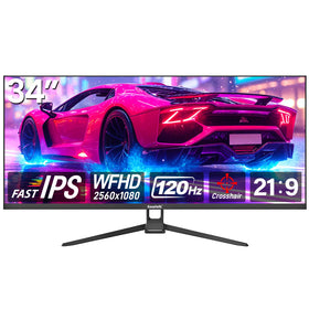 Gawfolk 34-inch ultrawide monitor for immersive multitasking.