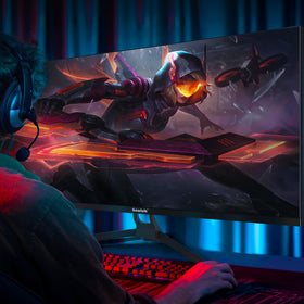 Gawfolk monitor includes HDMI and DisplayPort for versatile connections.