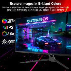 Gawfolk IPS panel with accurate colors for gaming and work.