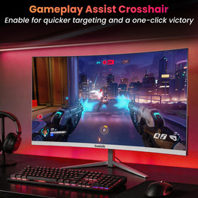 Gawfolk curved VA panel delivering deep blacks and vibrant colors for immersive gameplay