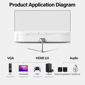 Gawfolk monitor tilt adjustment for comfortable viewing angles