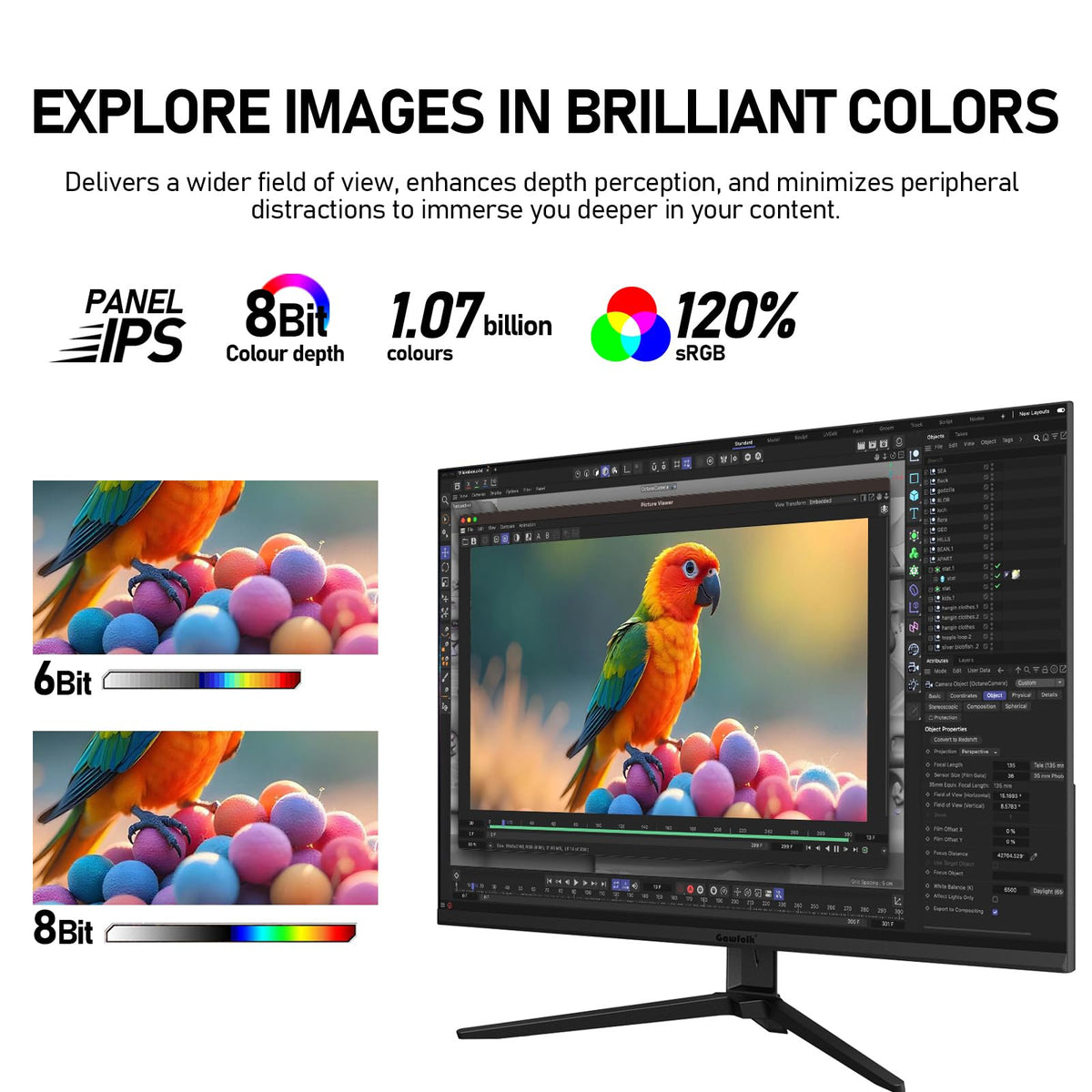 Gawfolk UHD 3840x2560 detail on IPS panel for crisp text