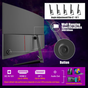 Gawfolk 100x100mm wall-mount compatibility for flexible setup