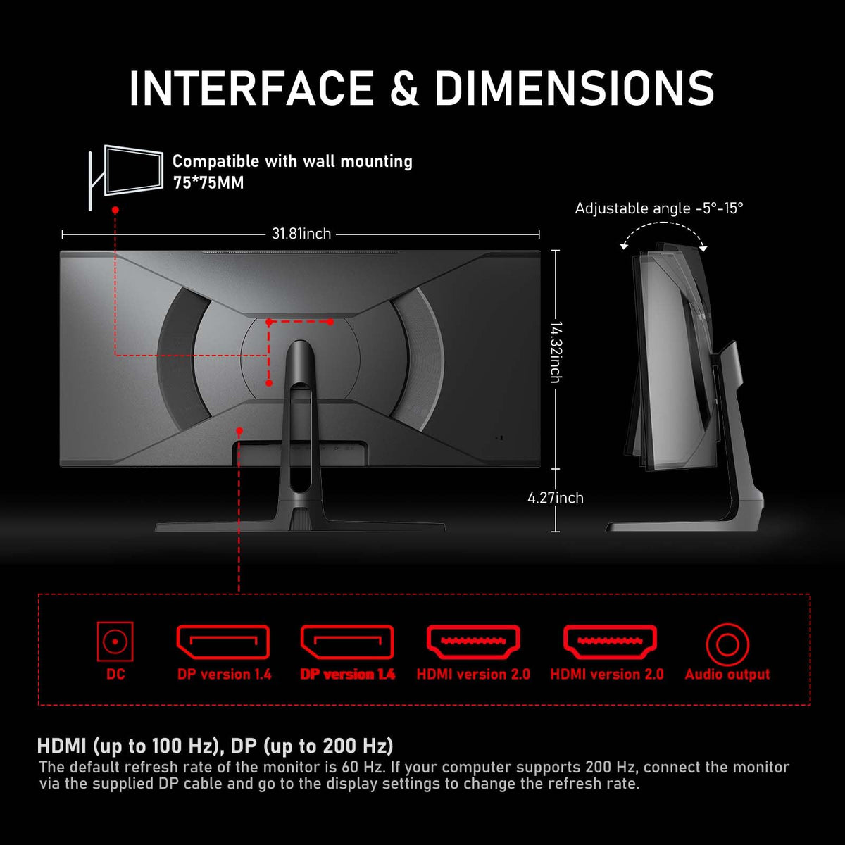 Gawfolk wall-mount compatible for flexible setup