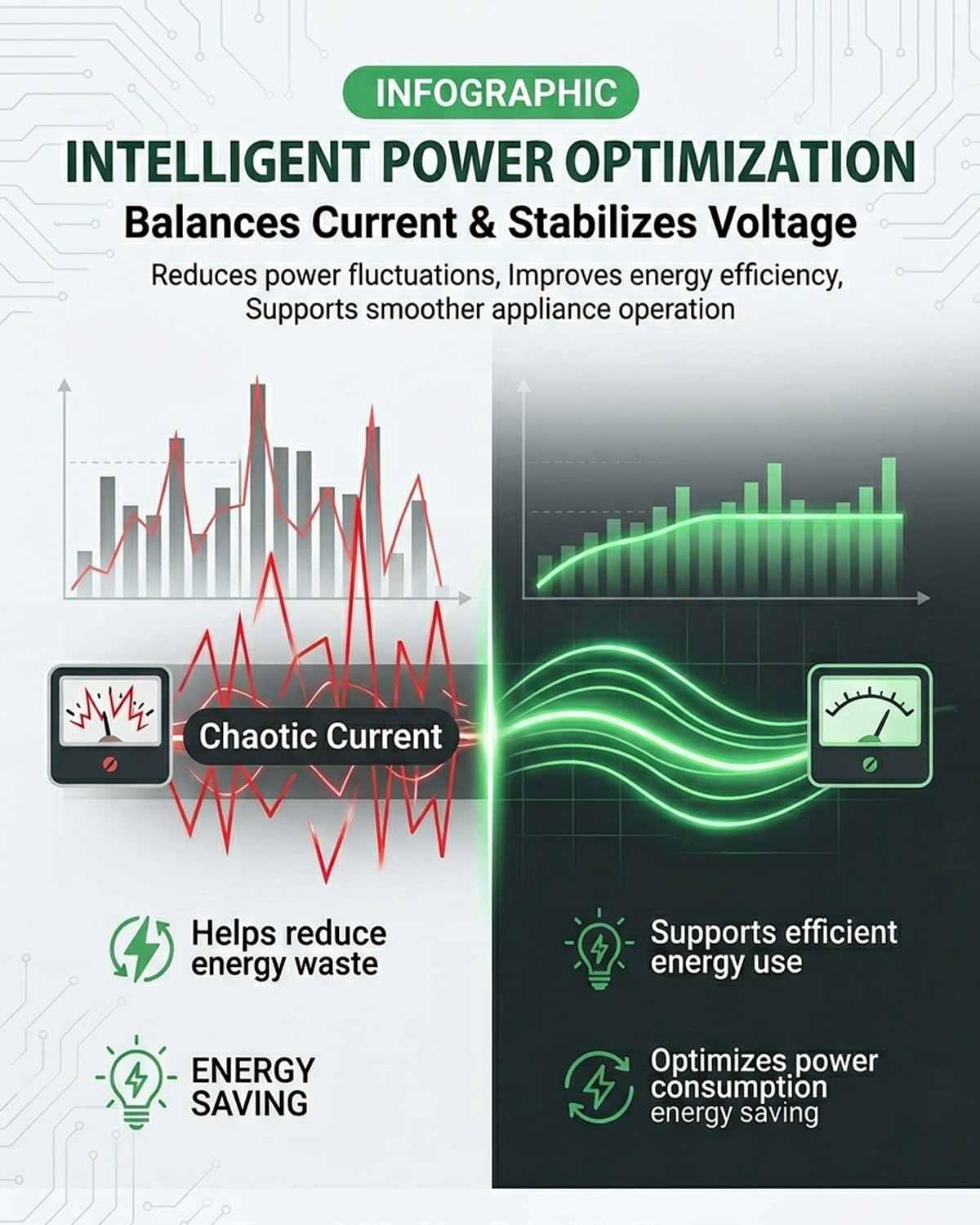 gbdyhup smart power optimization module monitors voltage for stability