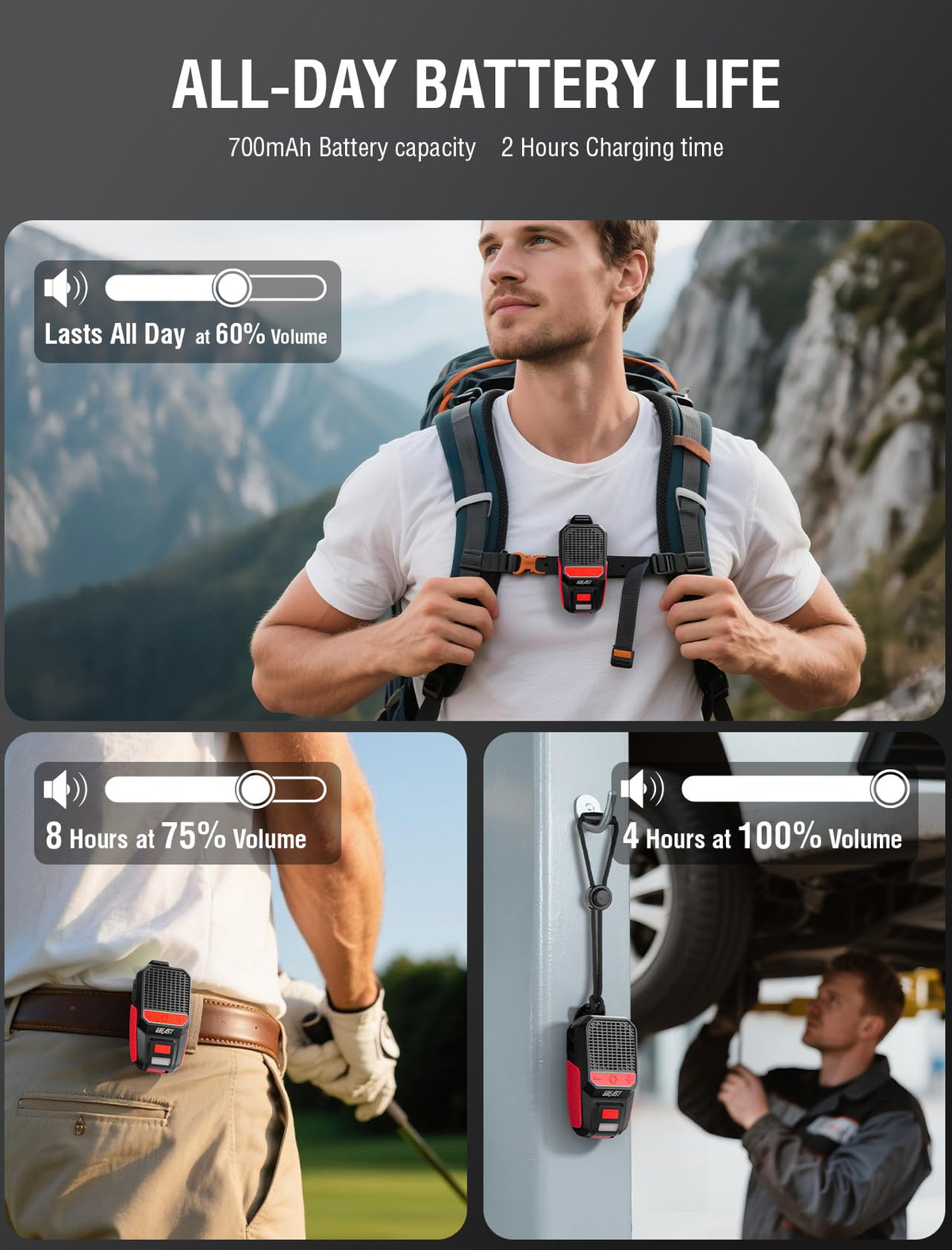 GBEAST TWS pairing enables larger, synchronized stereo sound