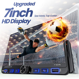 GBEER 7-inch HD IPS display for crisp maps and media visuals