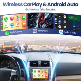 GBEER Apple CarPlay and Android Auto wireless/wired stay connected on the go