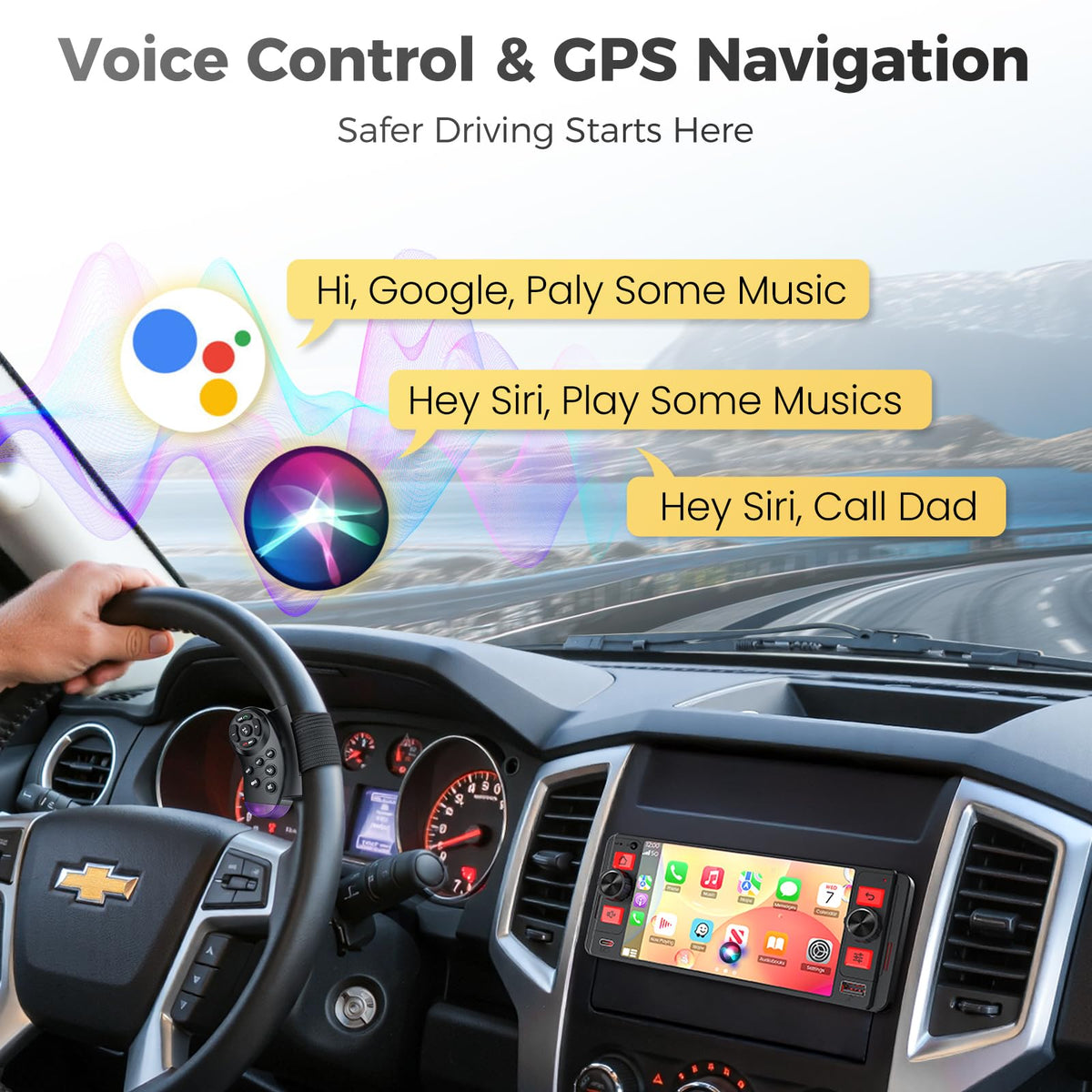 GBEER stereo installed in car dash demonstrating seamless integration and improved UX