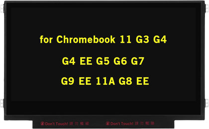 GBOLE 11.6 inch HP Chromebook G3 LCD screen offers crisp clarity for portable use