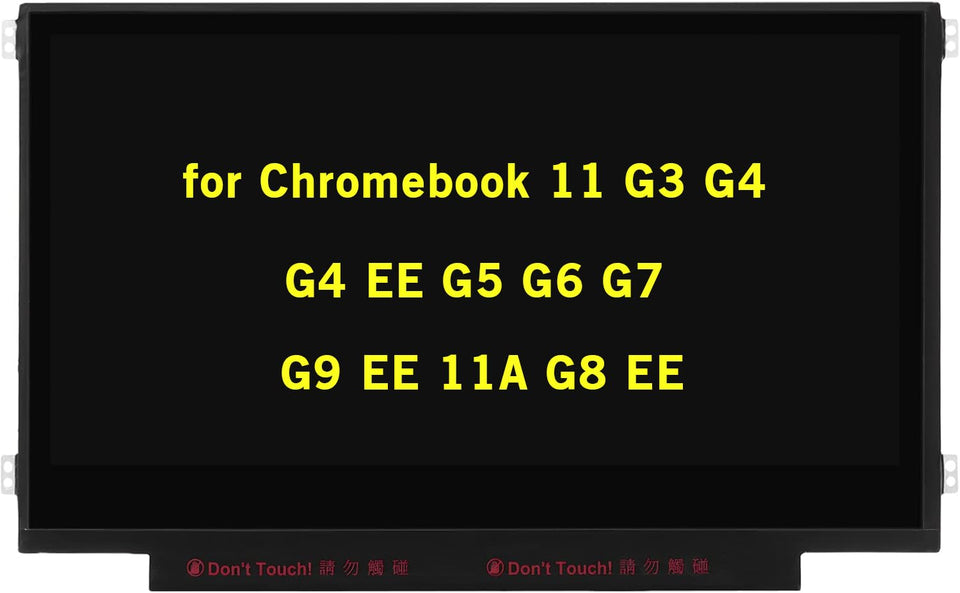 GBOLE 11.6 inch HP Chromebook G3 LCD screen offers crisp clarity for portable use