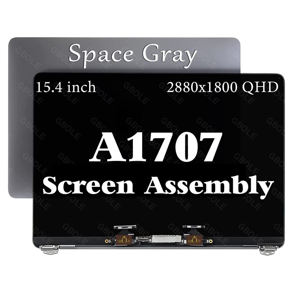 GBOLE A1707 screen front view for MacBook Pro, showing the replacement LCD panel.