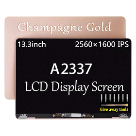 GBOLE A2337 screen assembly in rose gold for MacBook Air; enhances vibrant viewing