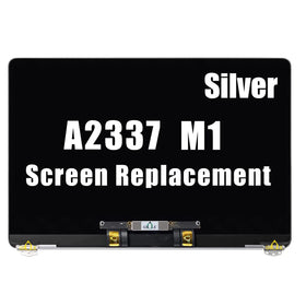 GBOLE A2337 silver screen assembly front view for MacBook Air M1 with crisp display potential