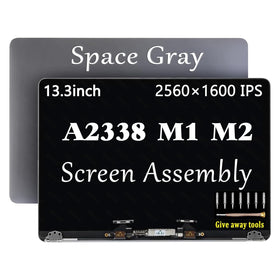 GBOLE A2338 screen upper assembly gray for MacBook Pro 13.3 inch, reliable replacement