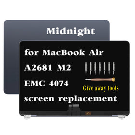 GBOLE A2681 screen for MacBook Air M2 Midnight delivers crisp visuals
