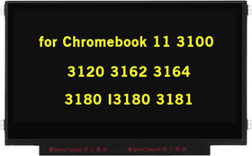 GBOLE Dell Chromebook 11-3100 screen front view—ready replacement for clear display and quick repair