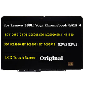 GBOLE Lenovo 300E Yoga LCD screen assembly with bezel for reliable replacement.