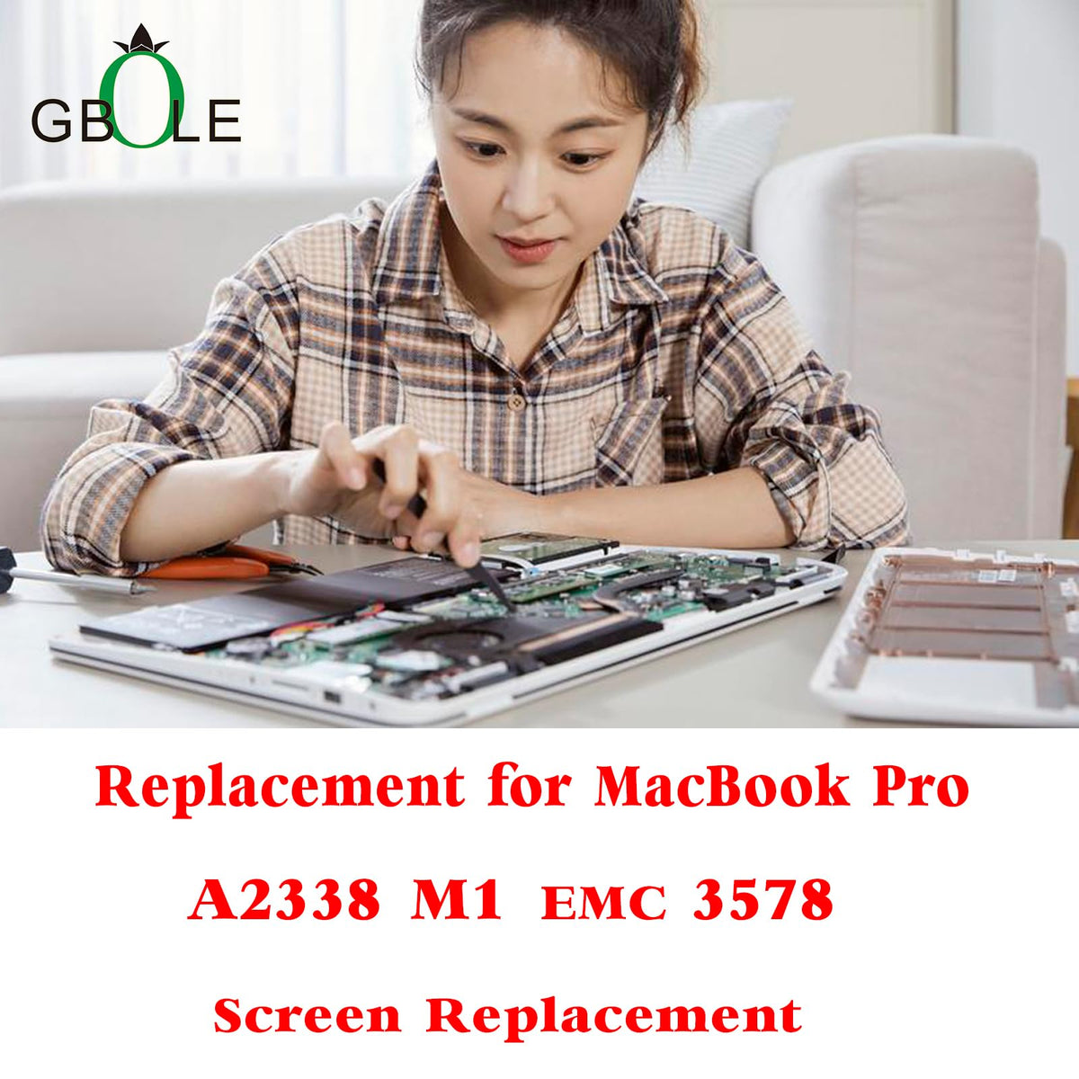 GBOLE MacBook Pro 13.3 LCD panel gray, crisp resolution option