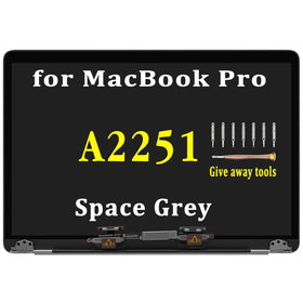 GBOLE MacBook Pro A2251 screen display assembly in Space Gray for crisp visuals