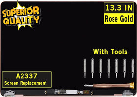 GBOLE MacBook Air A2337 gold screen replacement front view for crisp display