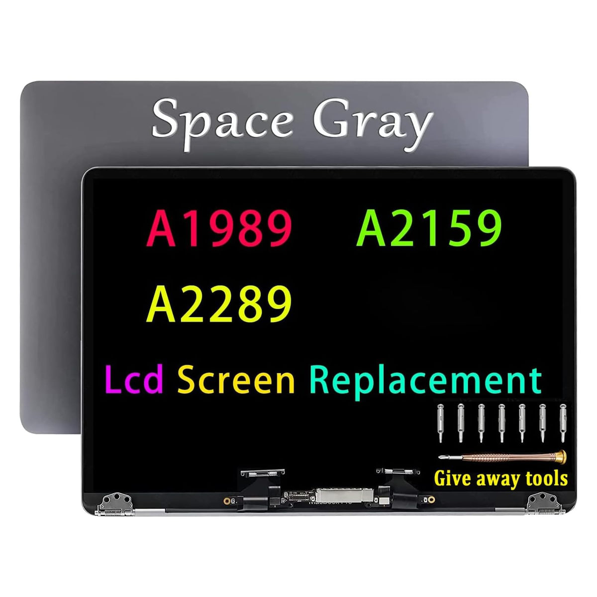 GBOLE screen replacement for MacBook Pro A1989 with Retina display offers crisp visuals.