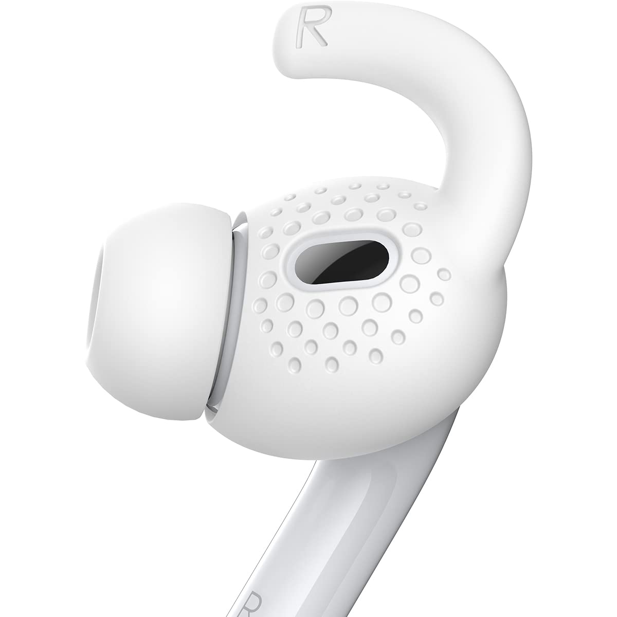 Gcioii AirPods Pro 2 ear hooks offer secure, comfortable fit during workouts.