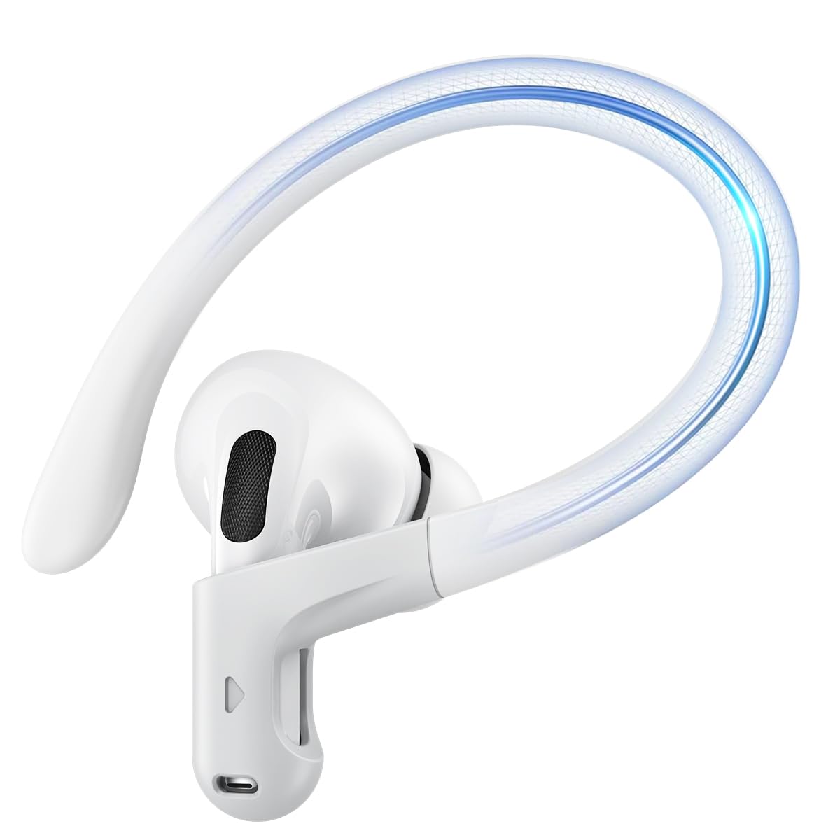 Gcioii front packaging showing ear hooks and compatibility benefits