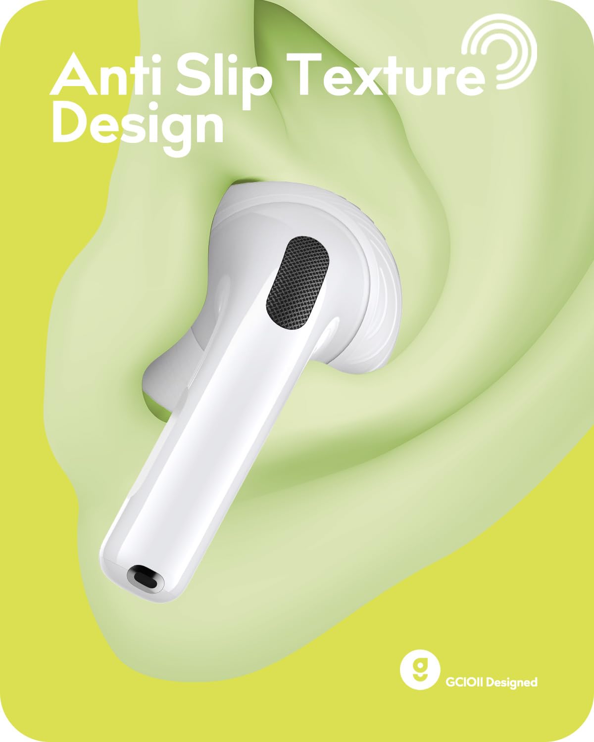Gcioii silicone AirPods 4 ear tips enhance comfort for long listening sessions