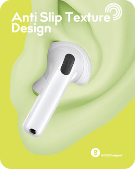 Gcioii silicone AirPods 4 ear tips enhance comfort for long listening sessions