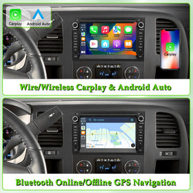Gdienty Bluetooth and WiFi car stereo for seamless connectivity.