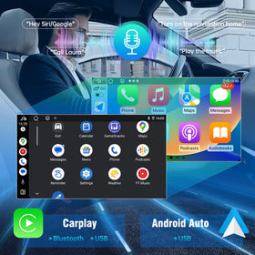 Gdienty CarPlay and Android Auto for seamless smartphone integration.