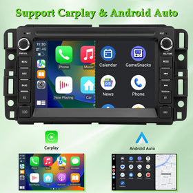 Gdienty CarPlay Android Auto head unit for hands-free calls and navigation.