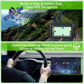 Gdienty rearview camera compatibility with steering wheel controls.