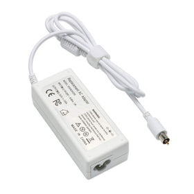 GDS YTech adapter front view showing compact power brick and cable, reliable charging