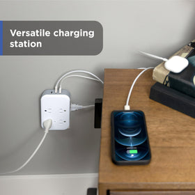 GE wall tap with circuit breaker and ETL cert for safer daily use.