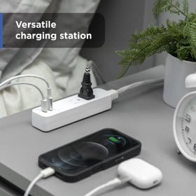 GE automatic shutdown technology protects outlets when surge protection expires.