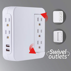 GE Pro 2-pack provides versatile outlets for multiple rooms.