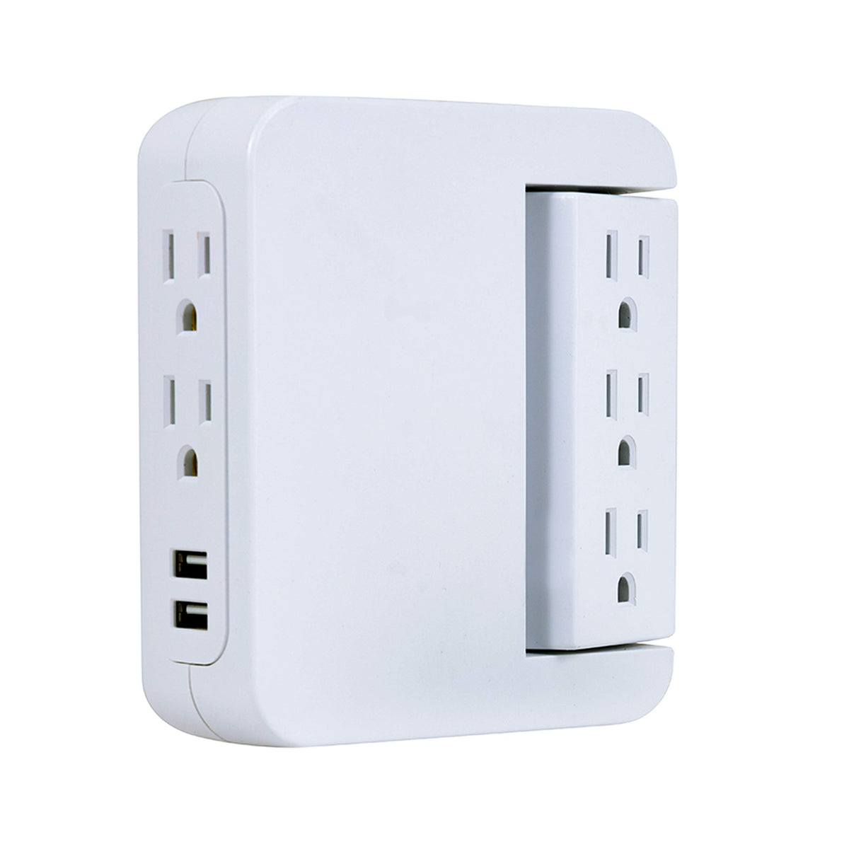 GE Pro swivel design fits behind furniture, saving space in tight rooms.