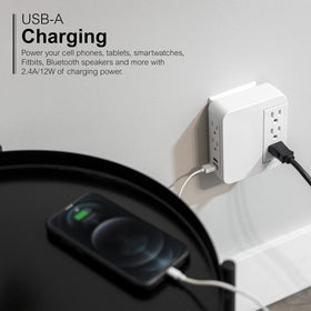 GE Pro surge tap UL listed 120V 15A 1800W safe and reliable.
