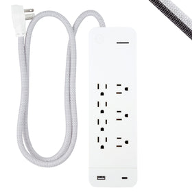 GE UltraPro front view showing outlets and compact design for tidy power