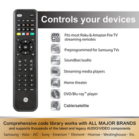 GE Remote Master volume control lets you adjust volume across devices seamlessly.