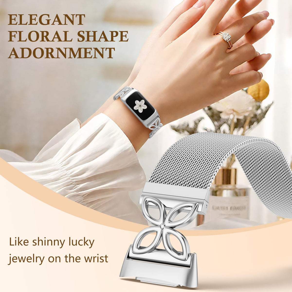 GEAK lightweight stainless-steel band delivers all-day comfort