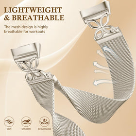 GEAK mesh breathable band provides all-day comfort on the wrist.
