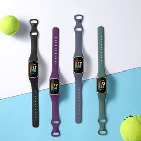 GEAK slim band plum color adds subtle style for Charge 5/6.
