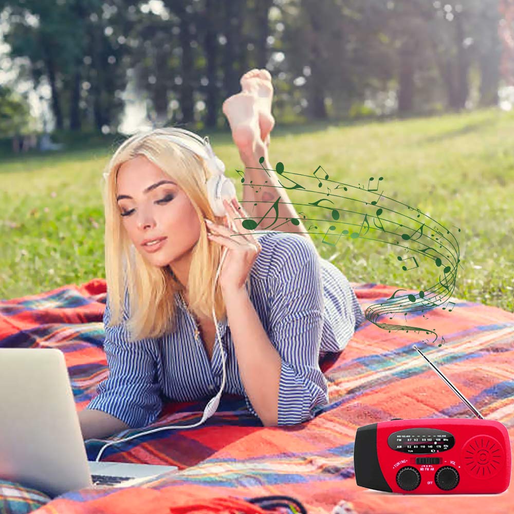 Geartist LED flashlight turned on providing bright portable illumination