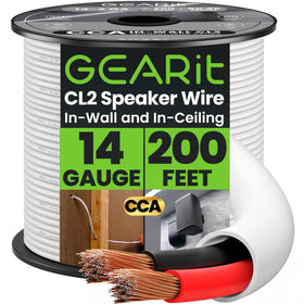 GEARit front view of 200ft spool showing neat coil and product label benefit clarity